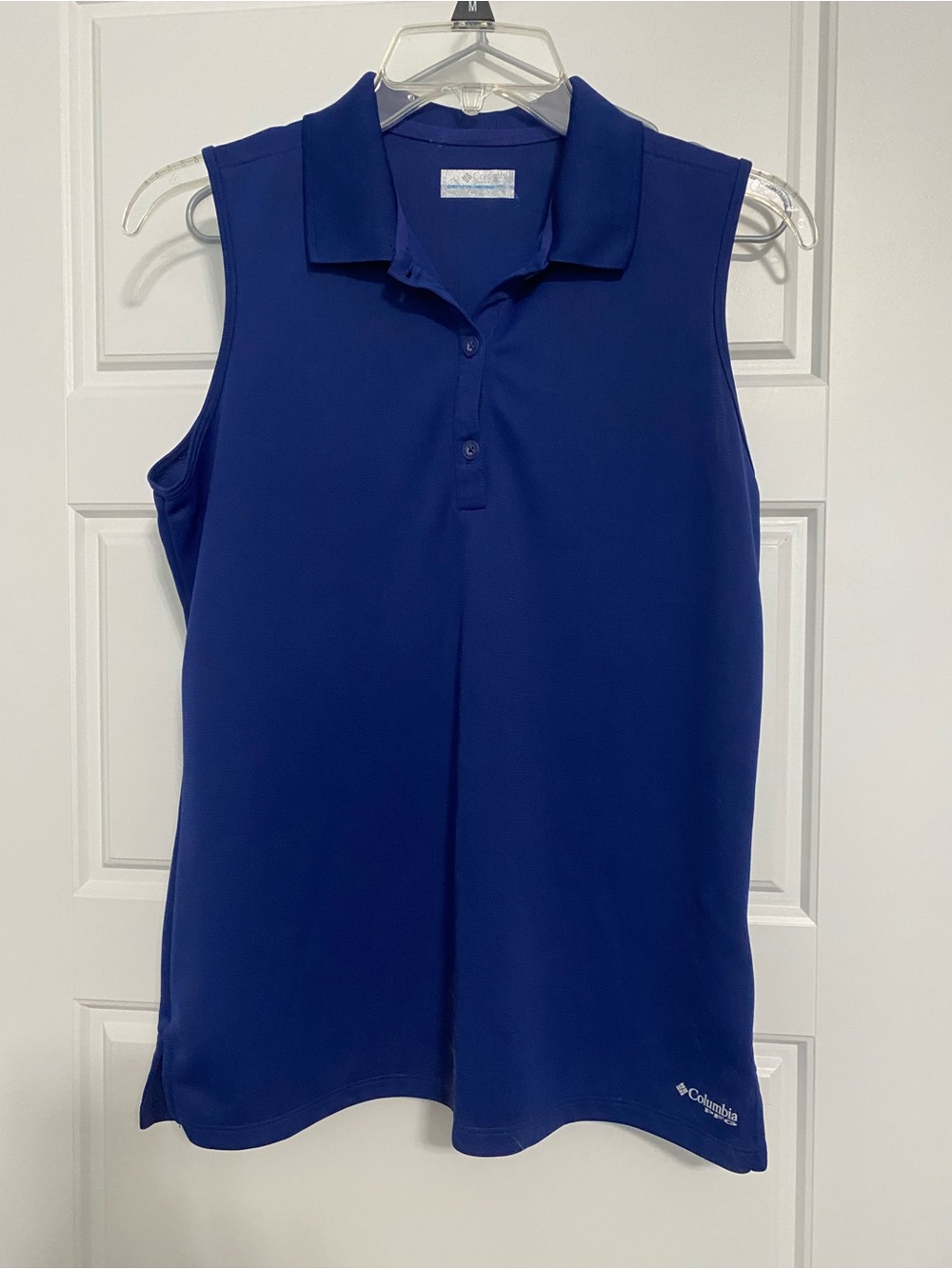 Columbia Women’s Sleeveless Polo Tank - Royal Blue